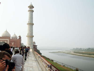 Agra  |  Taj Mahal with Yamuna River
