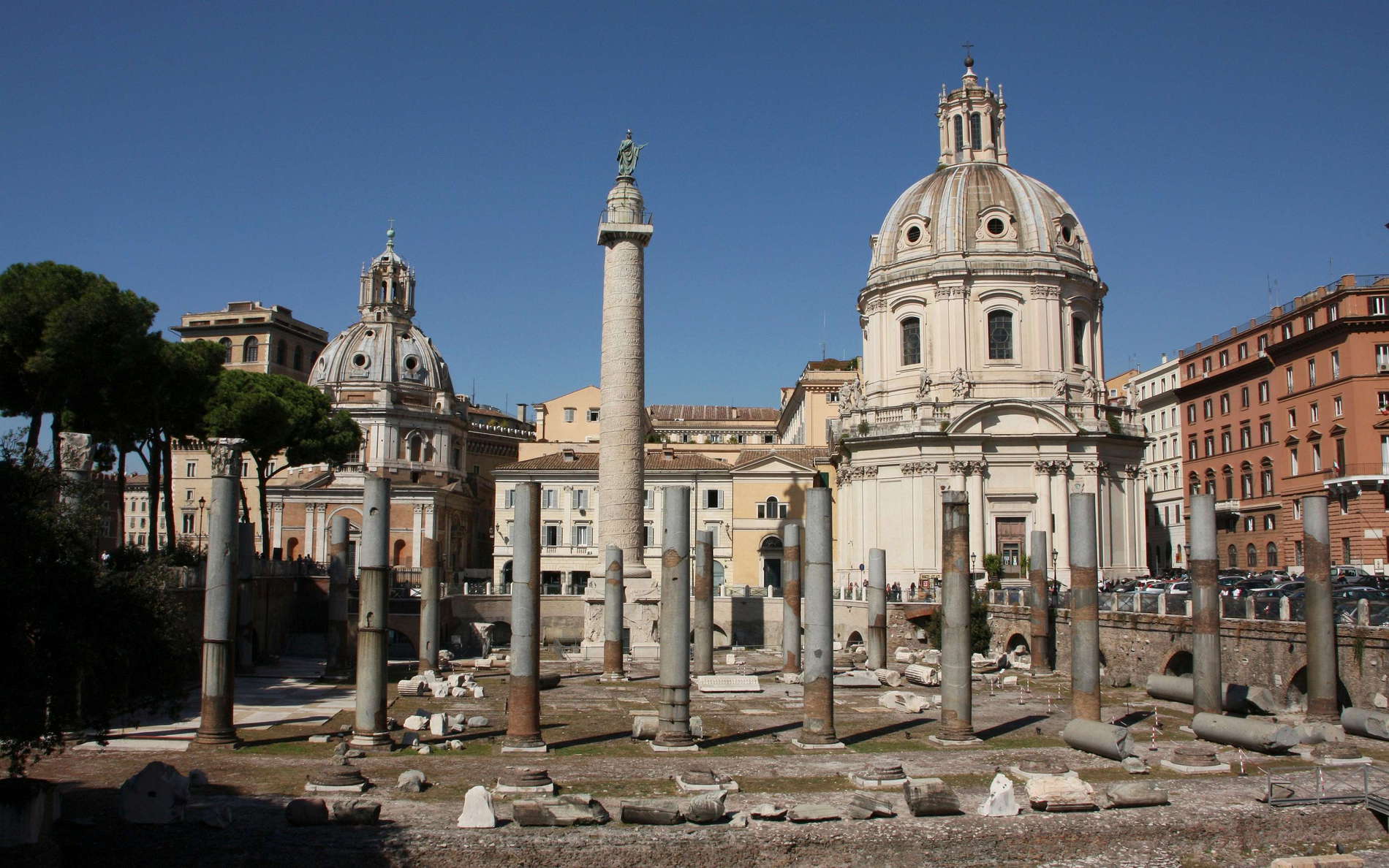 Roma | Basilica Ulpia and Colonna di Traiano