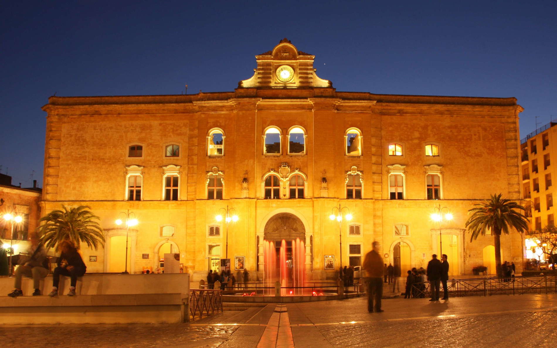 Matera | Palazzo dell'Annunziata at night