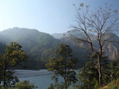 Sivalik Hills and Trisuli River
