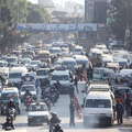 Kathmandu  |  Traffic on Kanti Path