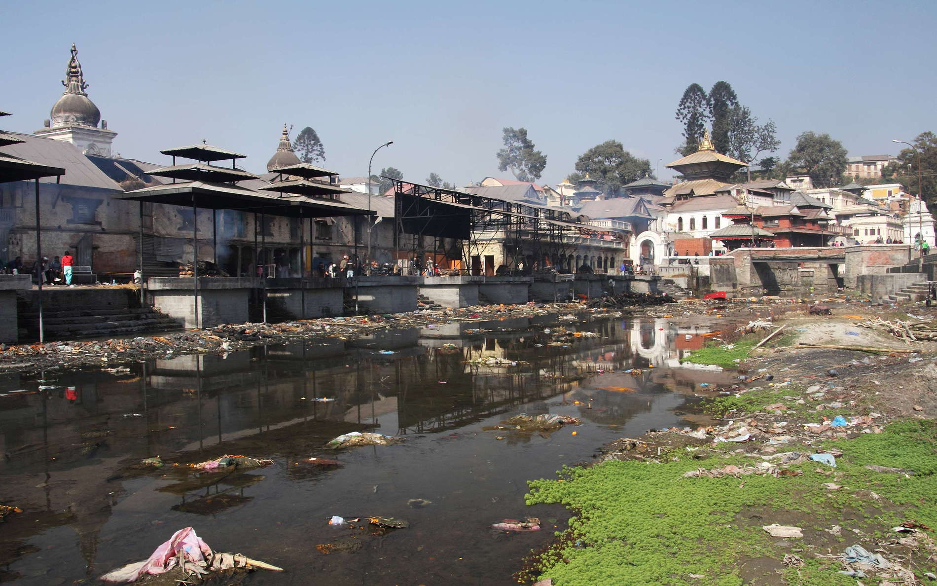 Kathmandu  |  Bagmati River and Pashupatinath Temple