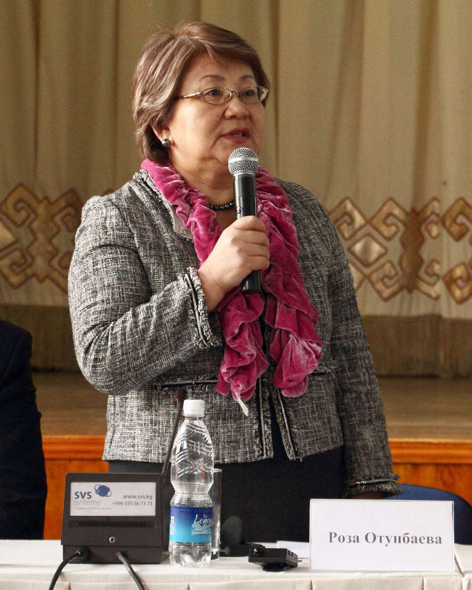Bishkek  |  Former President Roza Otunbayeva