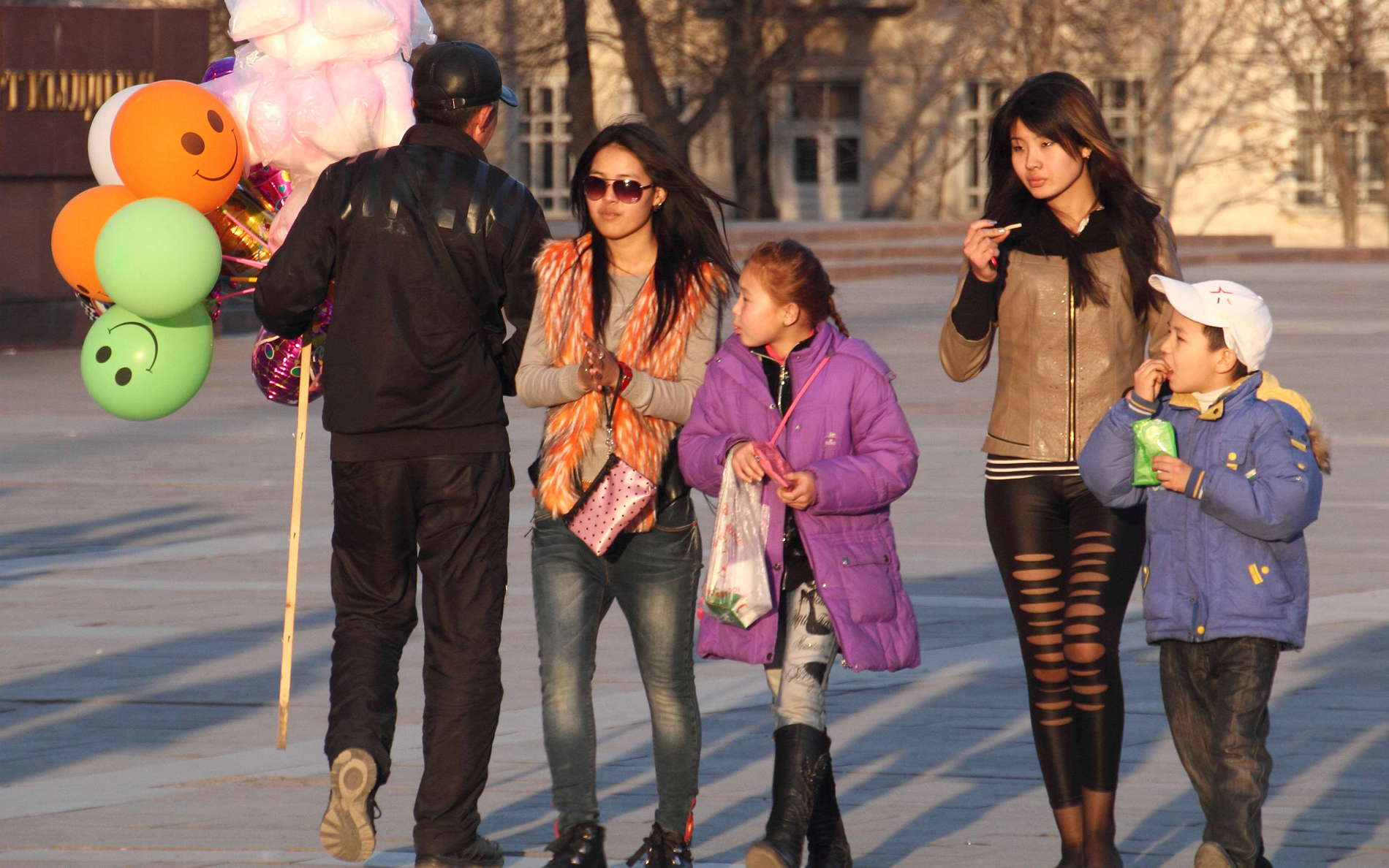 Bishkek  |  People in Chuy Avenue