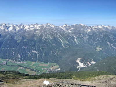 Ötztal panorama with Köfels Rock Slide