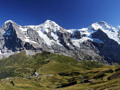 Eiger Mönch Jungfrau panorama
