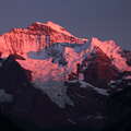Jungfrau at sunset