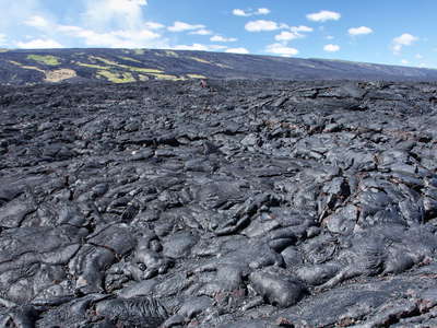 Hawai'i Volcanoes NP  |  Pahoehoe lava