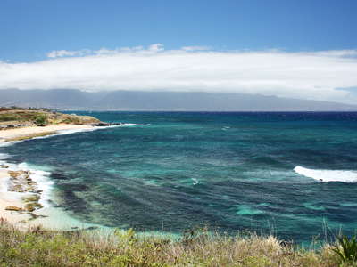 Ho'okipa Beach and West Maui