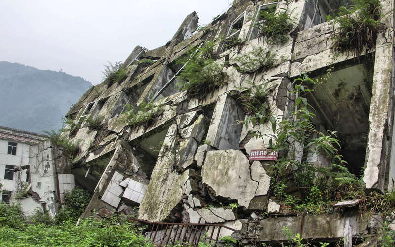 Yingxiu  |  Earthquake relics