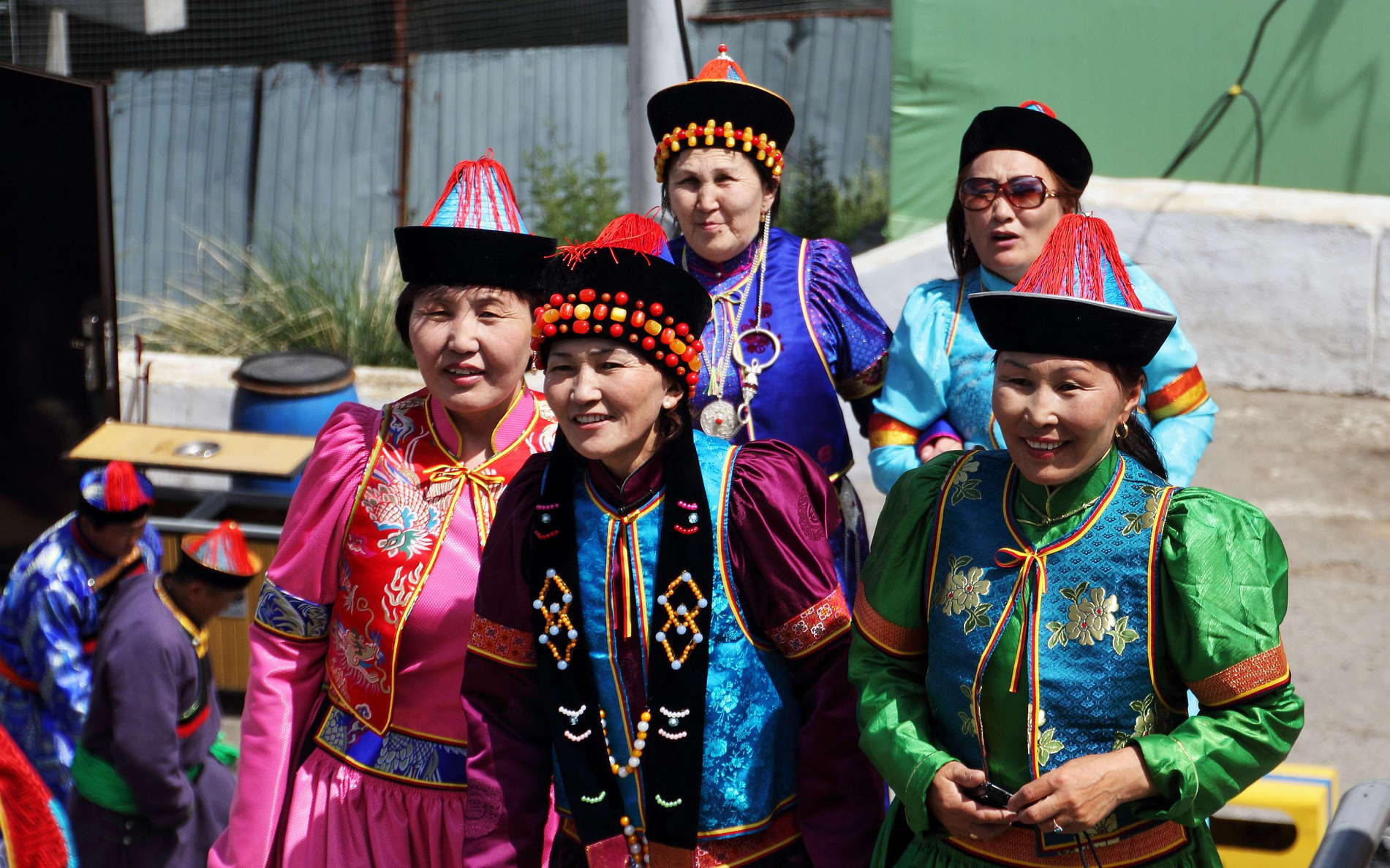 Ulaan Baatar  |  Traditional fashion at Zaisan Hill