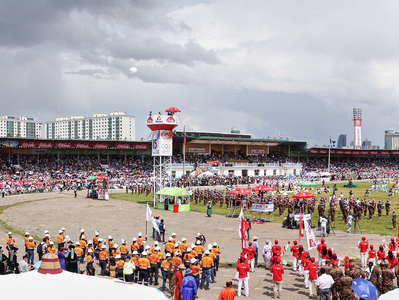 Ulaan Baatar  |  National Stadium during Naadam Festival