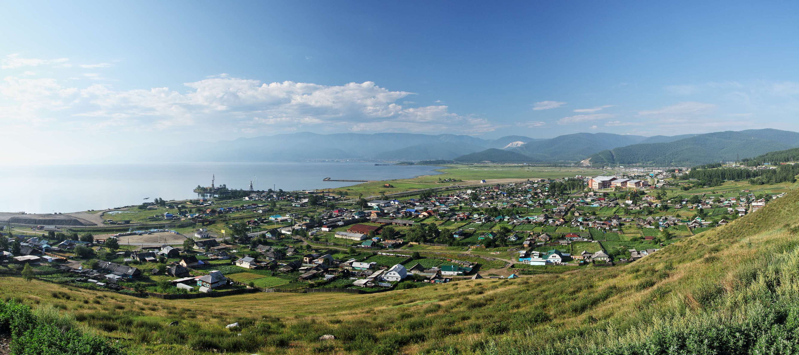 Lake Baikal  |  Kultuk panorama