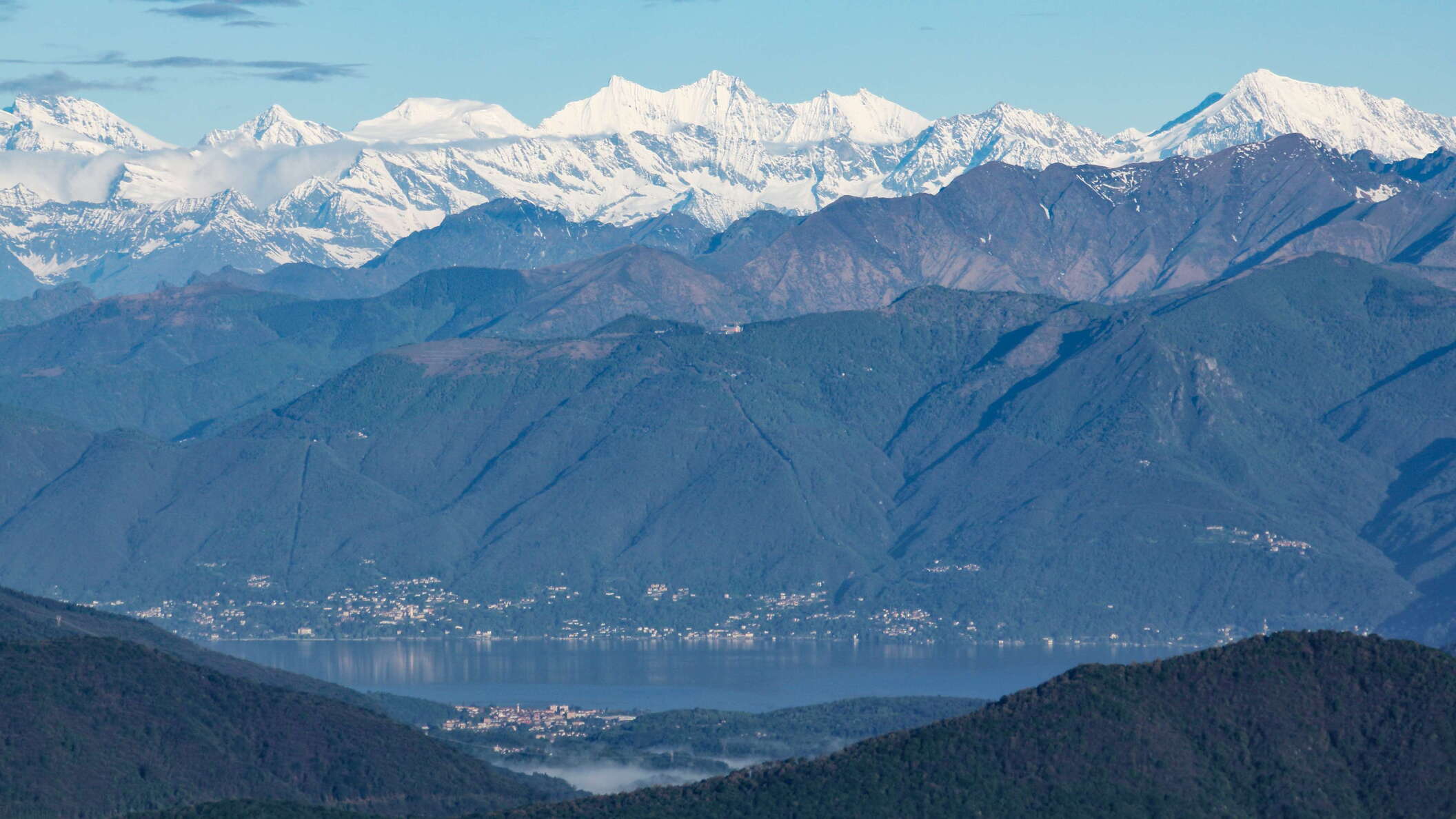 Lago Maggiore and Valais Alps