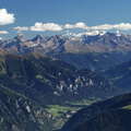 Hinterrheintal Valley and Bernina Mountains