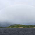 Lake Manapouri  |  Panorama with rainbow