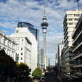 Auckland  |  Victoria Street with Sky Tower