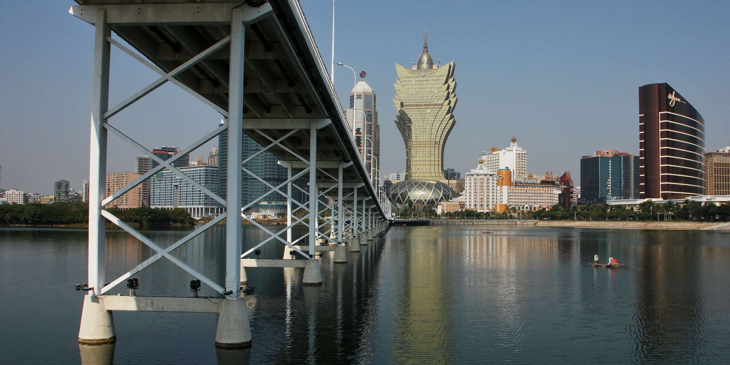 Macau  |  Macau-Taipa Bridge and entertainment district