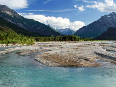 Lechtal Valley | Braided river system