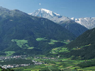 Vinschgau Valley with Ortler