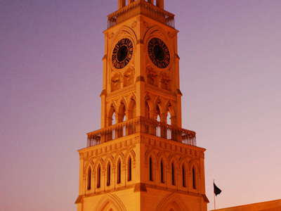 Iquique  |  Clock tower at night