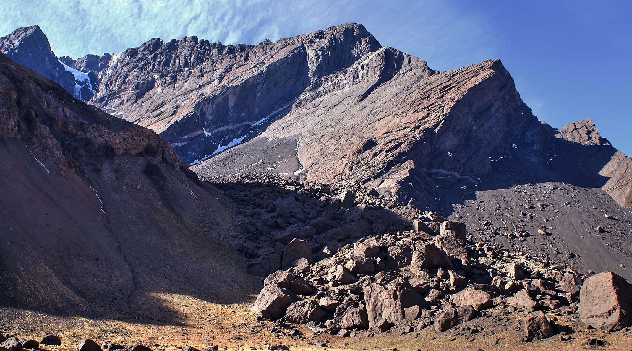 Valle Mendoza | Cerro Tolosa rock avalanches