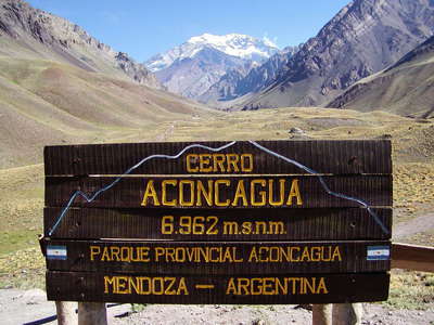 Horcones and Cerro Aconcagua