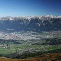 Inntal Valley panorama with Innsbruck