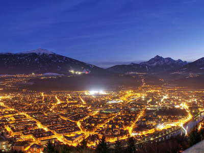 Innsbruck at night