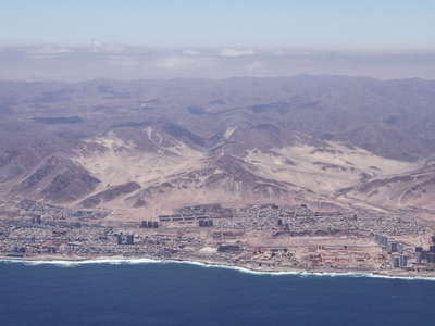 Antofagasta  |  Southern suburbs and coast range