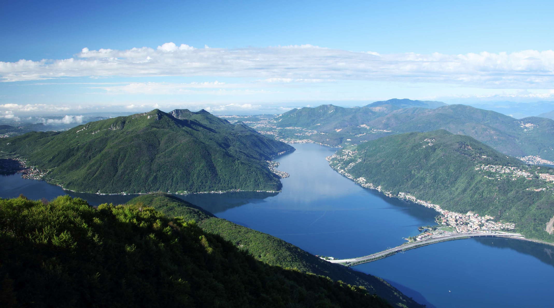 Lago di Lugano and Monte San Giorgio