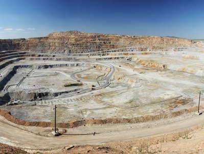 Erdenet  |  Panorama of copper mine