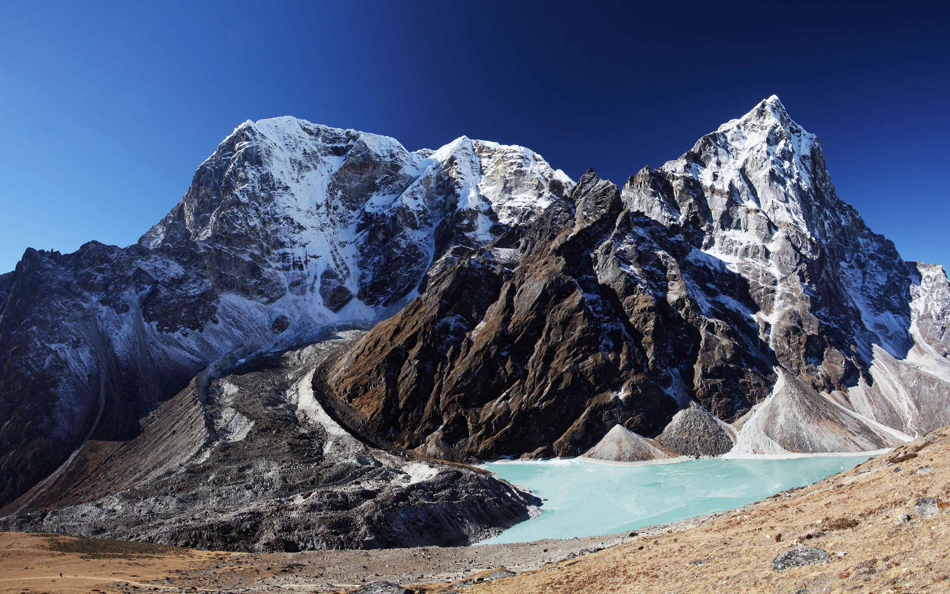 Chola Glacier and Chola Tsho