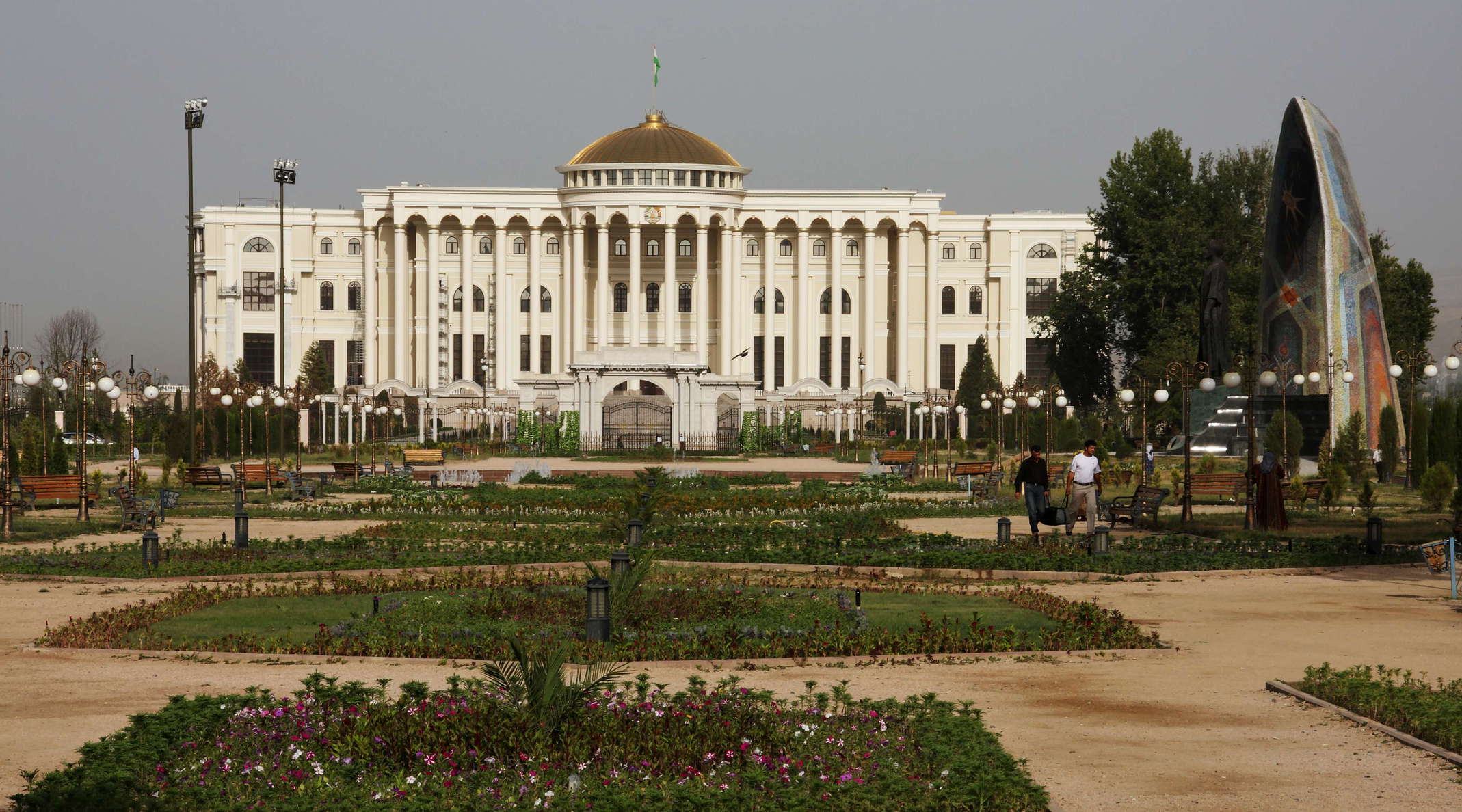 Dushanbe  |  Rudaki Park with Palace of Nations