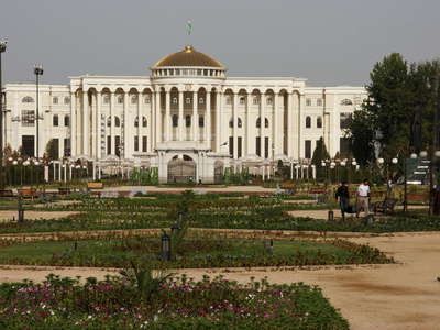 Dushanbe  |  Rudaki Park with Palace of Nations