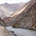 Bartang Valley with main road