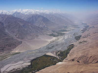 Panj Valley and Hindukush Range