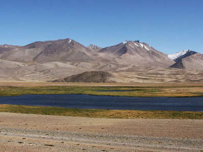Alichur Pamir with lake