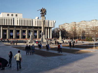 Bishkek  |  Philharmonic Hall and Manas Monument
