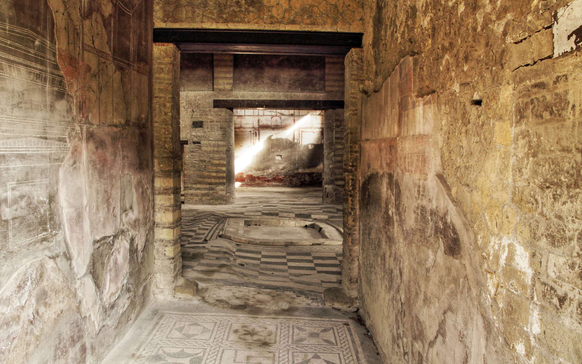 Herculaneum | Casa dell'Atrio a Mosaico