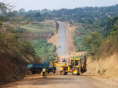 Western Uganda  |  Road construction