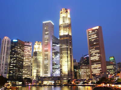Singapore River and Financial District