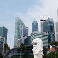 Merlion and Financial District