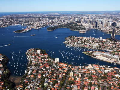 Sydney Harbour with CBD