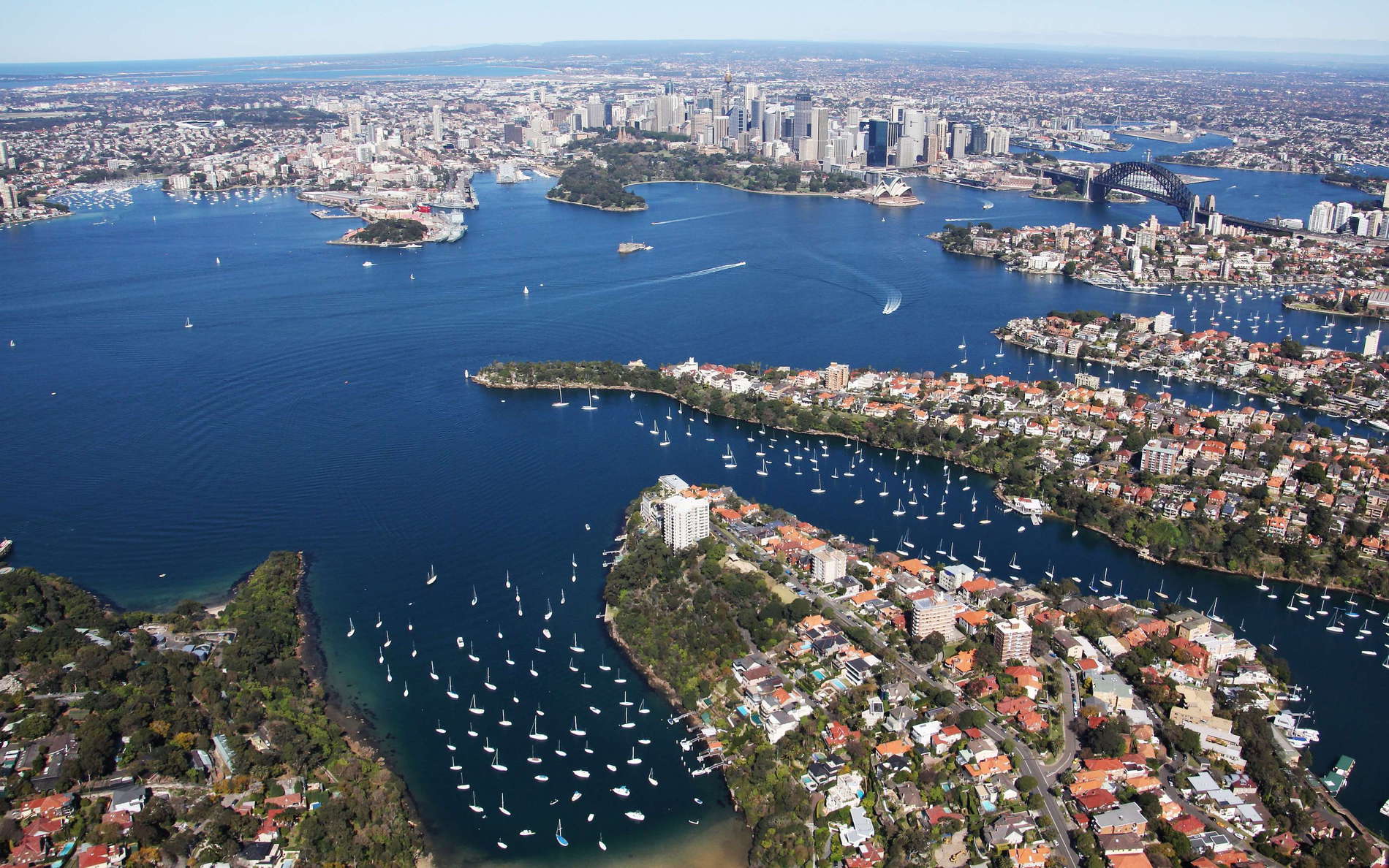 Sydney Harbour with Mosman Bay