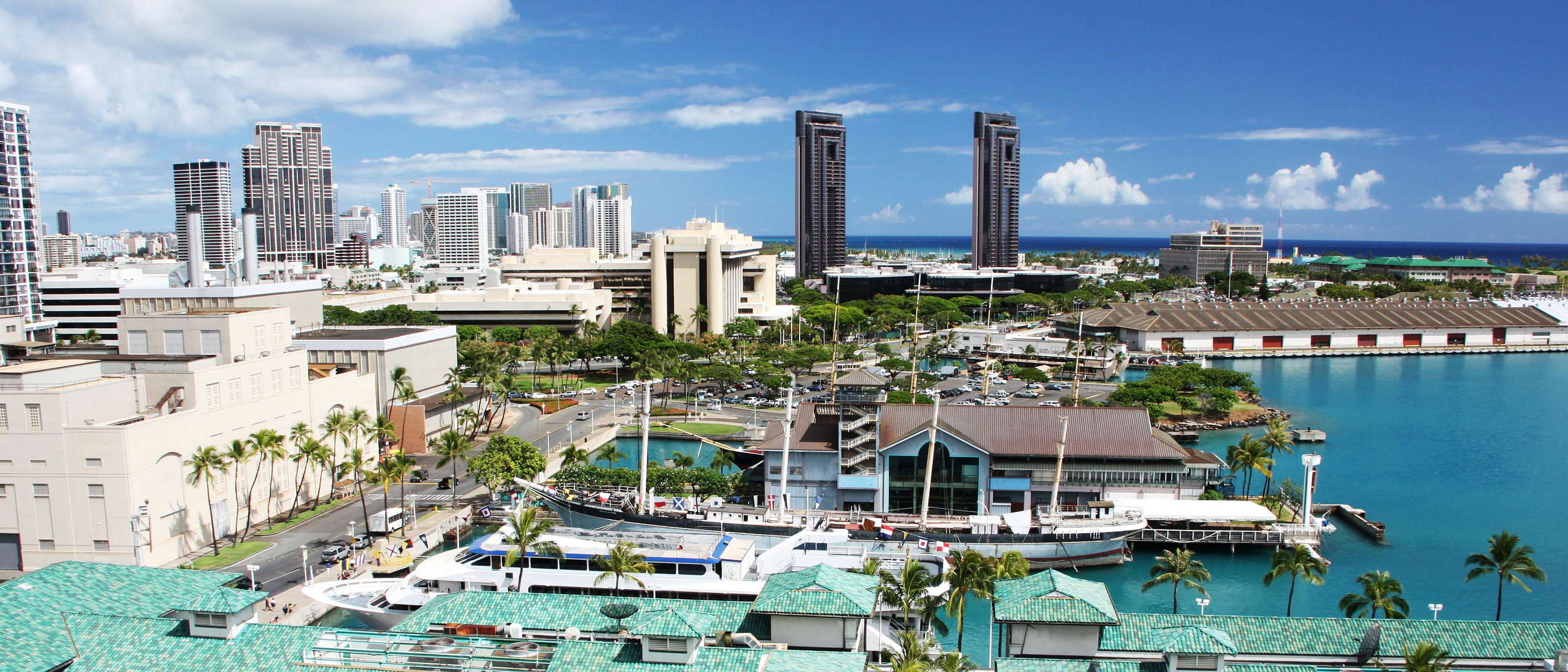 Honolulu with One Waterfront Towers