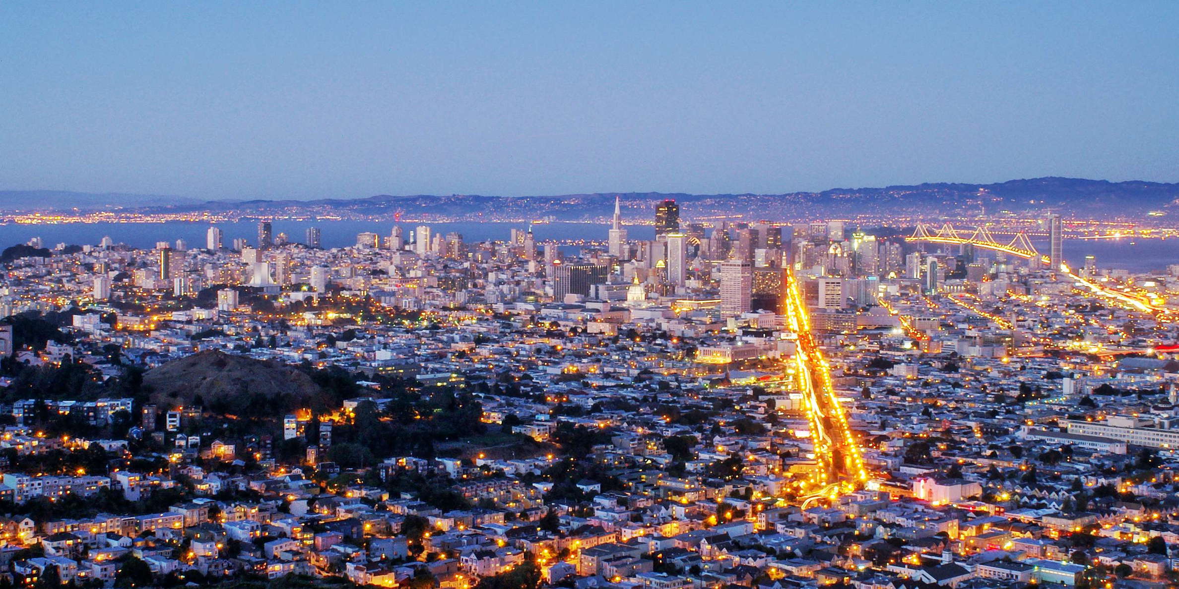 San Francisco  |  Panoramic view with CBD