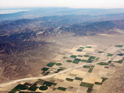 Cuyama Valley and Sierra Madre Mountains