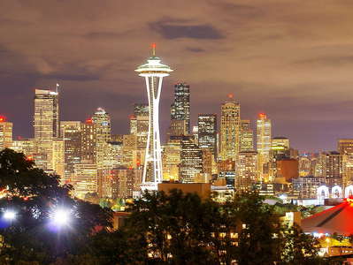 Seattle  |  Space Needle and CBD
