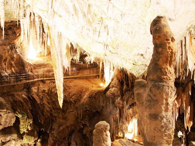 Postojna Cave  |  Stalagmites and stalactites
